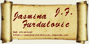 Jasmina Furdulović vizit kartica